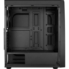 AeroCool PGS V Series Bolt Tower Case ATX - Sleek Black Design, No Power Supply Included, High Performance & Style!